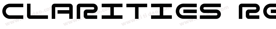 Clarities Regular字体转换